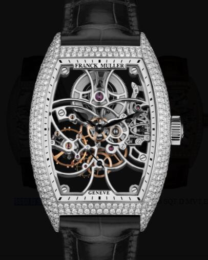 Franck Muller Cintree Curvex Men Skeleton Replica Watch for Sale Cheap Price 8880 B S6 SQT